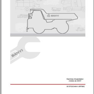 Sany Off Highway Dump Trucks SRT95C Operation and Maintenance Manual FR 1