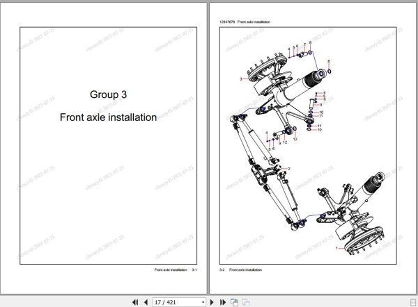 Sany Off Highway Truck SRT55D Parts Book ODT100000032 EN 1