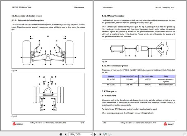 Sany Off Highway Truck SRT95C Operation and Maintenance Manual EN 2