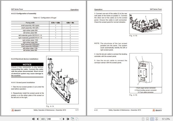 Sany Paver SAP60C 8 Operation and Maintenance Manual EN 1