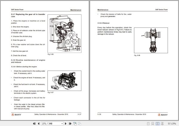 Sany Paver SAP60C 8 Operation and Maintenance Manual EN 2