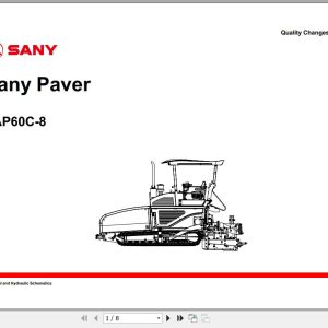 Sany Paver SAP60C Electrical and Hydraulic Schematics EN ZH 1