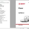 Sany Paver SAP90C 8 Parts Book LT2790CC0183 EN