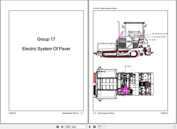 Sany Paver SAP90C 8 Parts Book LT2790CC0183 EN 2