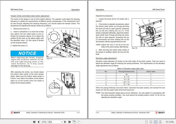 Sany Paver SAP90C 8 SAP100C 8 Operation and Maintenance Manual EN 1