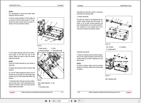 Sany Paver SSP90C 8 SSP100C 8 Operation and Maintenance Manual EN 1