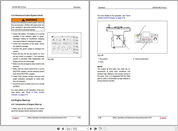Sany Paver SSP90C 8 SSP100C 8 Operation and Maintenance Manual EN 2