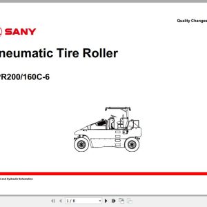 Sany Roller SPR200 6 SPR160C 6 Electrical and Hydraulic Schematics EN