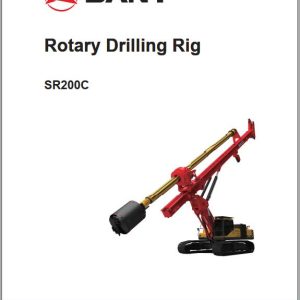 Sany Rotary Drilling Rig SR200C Operation and Maintenance Manual EN 1