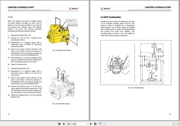 Sany Single Drum Roller SSR120 Maintenance Manual EN 1