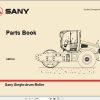 Sany Single Drum Roller SSR120 Parts Book 13YZ13120153 EN