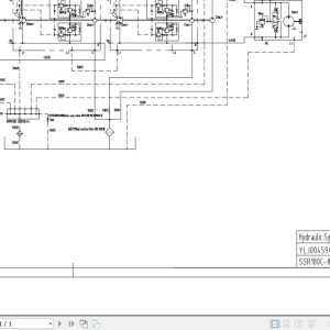 Sany Single Drum Roller SSR180C 8 Hydraulic Schematic YLJ004594088 EN
