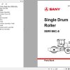 Sany Single Drum Roller SSR180C 8 Parts Book YZ1818CA0709 EN