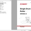 Sany Single Drum Roller SSR260C 8 Parts Book YZ1826CA1422 EN