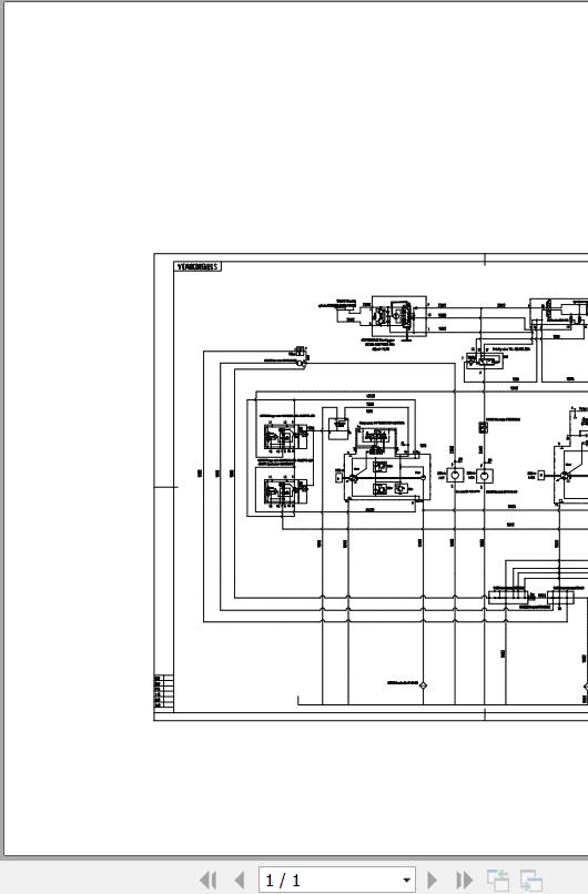 Sany Tandem Drum Roller STR130C Electrical and Hydraulic Schematic EN ZH