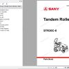 Sany Tandem Roller STR30C 8 Parts Book YZ2703CC1408 EN