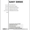 Sany Wheel Loader SW085 Spare Parts Catalog EN DE FR ES 1