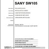 Sany Wheel Loader SW105 Spare Parts Catalog EN DE FR ES 1