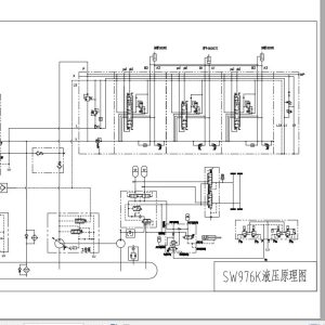 Sany Wheel Loader SW976K Hydraulic Schematic ZH