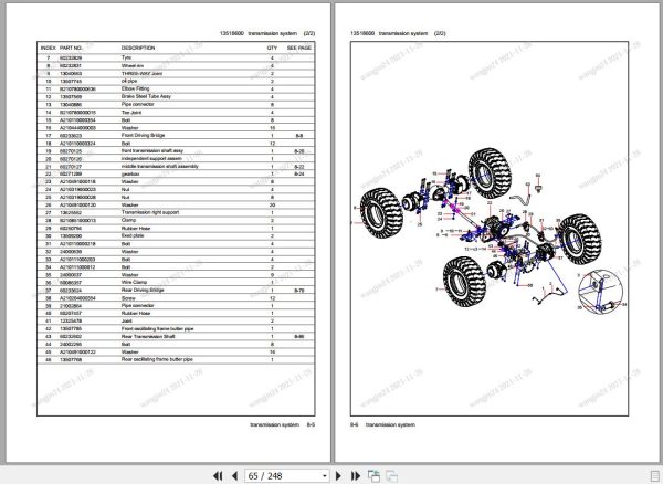 Sany Wheel Loader SYL956H5 Parts Book 13539579 EN 2