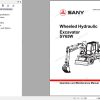 Sany Wheeled Hydraulic Excavator SY65W Operation and Maintenance Manual EN