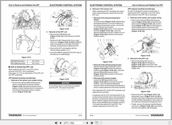 Sany Yanmar Engine 3TNV88C to 4TNV98CT Service Manual CR 0BTN4 EN0022 EN 2