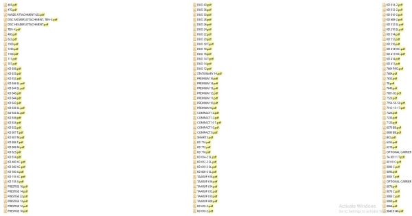 TAARUP Agricultural 8.12 GB PDF Spare Parts Manual Document 2