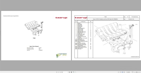 TAARUP Agricultural 8.12 GB PDF Spare Parts Manual Document 6