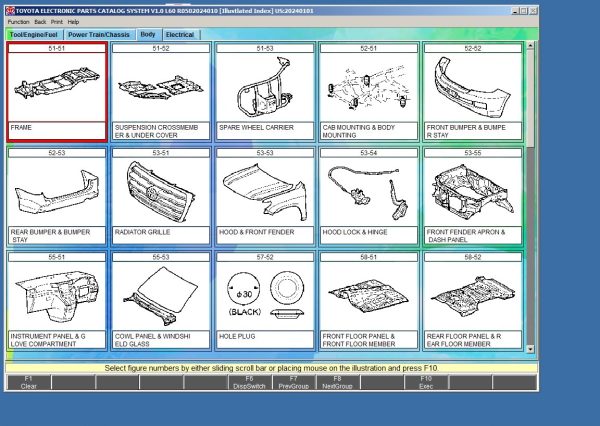 Toyota Lexus EPC 01.2024 ALL REGIONS Spare Parts List 3