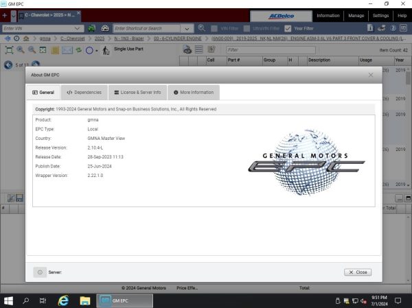 VMW GMNA EPC 07.2024 Spare Parts Catalogue VMWARE