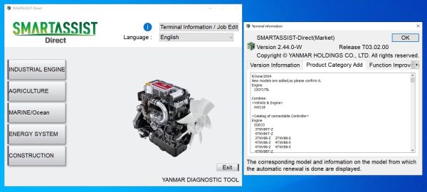 YANMAR SMART ASSIST V2.44 06.2024 Remote Installation 0