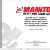 004 Manitou Compact Loader 1340R R134 Parts Manual 50112799A