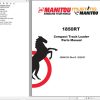 008 Manitou Compact Track Loader 1850RT Parts Manual 50960152D