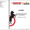 009 Manitou Compact Track Loader 2150RT Parts Manual 50960153E