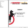 011 Manitou Compact Track Loader 3200VT Parts Manual 50960134C
