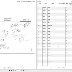 032 Manitou Forklift Me 435 80V S3 Us Parts Manual 647504 1