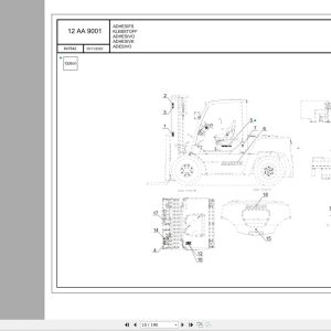 061 Manitou Forklift MI 50L 60 70 D D ST5 S1 Parts Manual 647842