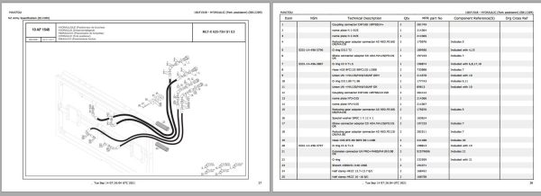 069 Manitou Forklift MLT X 625 75H S1 E3 Parts Manual 647972 1