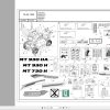 076 Manitou Forklift MT 930 H 75K ST5 S1 Parts Manual 52730403