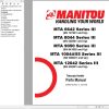 083 Manitou MTA6642 to MTA12042 Series III Parts Manual 50960145C