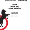 087 Manitou Skid Steer Loader 2600R Parts Manual 50950175H