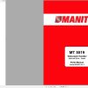 096 Manitou Telescopic Handler MT 5519 Parts Manual 50960057C