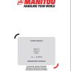 099 Manitou Work Platforms 100SC2 120SC2 140SC Parts Manual 52764556