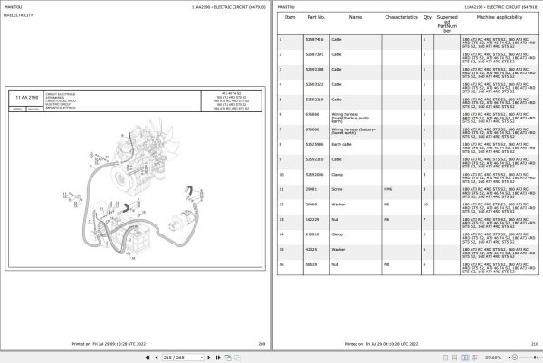 104 Manitou Work Platforms 180 ATJ 4RD ST5 S2 Parts Manual 647910 1