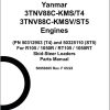 110 Yanmar Engine 3TNV88C KMS T4 3TNV88C KMSV ST5 Parts Manual 50950305F