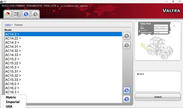 AGCO EDT V1.127.24141.1181 2024.4 09.2024 Diagnostic Solution 2