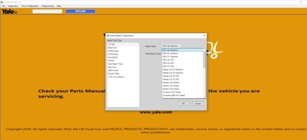 Diagnostic Yale PCST V5.4 Service Tool 08.2024 5