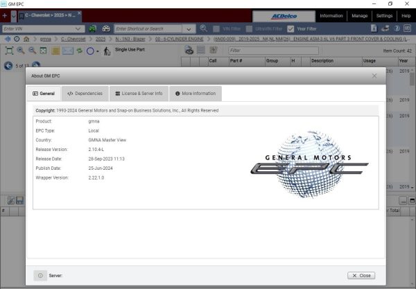 General Motors GMNA EPC 07.2024 Spare Parts Catalogue 11