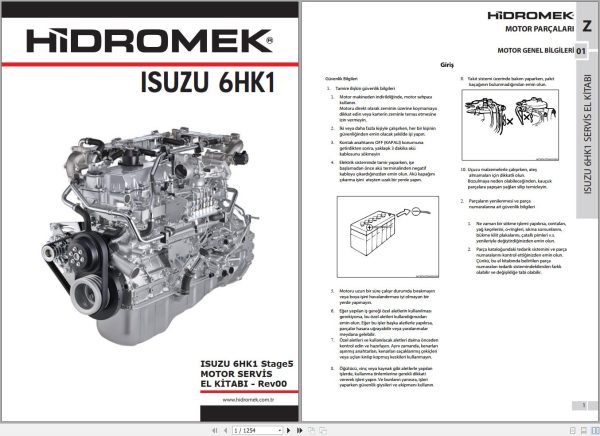 Hidromek Machinery Updated 07.2024 PDF Parts Catalog Service Manual DVD 3