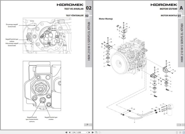 Hidromek Machinery Updated 07.2024 PDF Parts Catalog Service Manual DVD 5